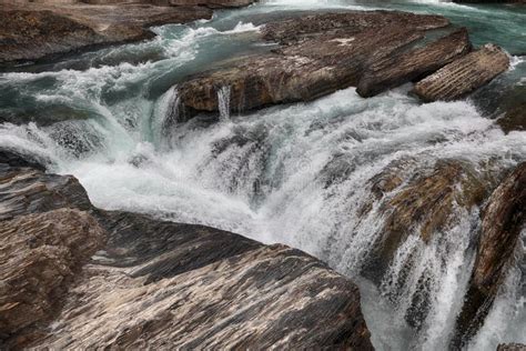 The Natural Bridge Yoho National Park British Columbia Canada Stock