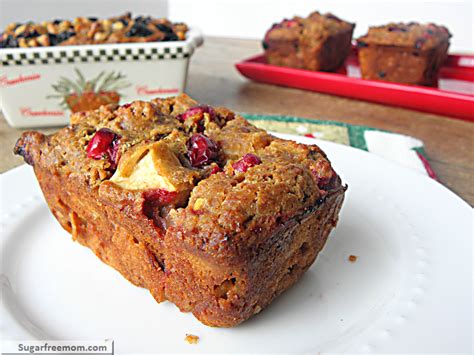 For this recipe i used white flour, i'm going to make a brown this week so will. Petite Cranberry Apple Breads: Low Sugar & Diabetic Friendly