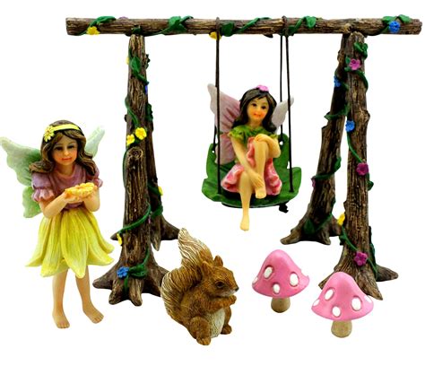 Buy Fairy Garden Fairy Figurines Garden Fairies Sitting Girls Set