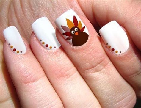 45 Affordable Thanksgiving Nail Art Design Ideas That Make You Want To