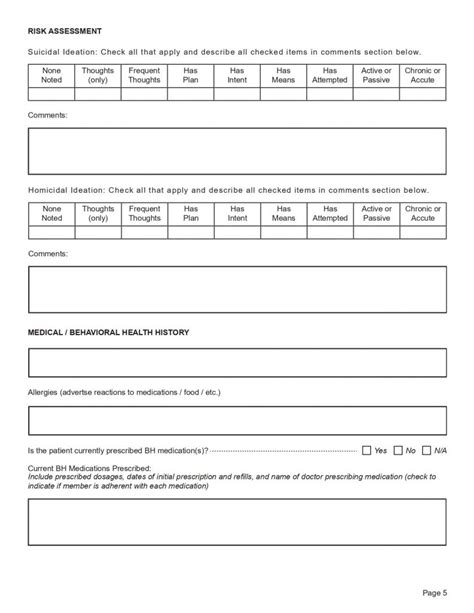 Psychiatric Assessment Evaluation Pdf Template Therapybypro