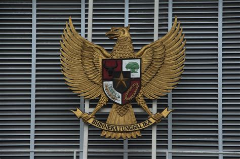 jakarta indonésie 21 janvier 2023 burung garuda lambang negara
