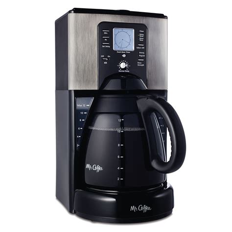 Mr Coffee Performance Brew 12 Cup Programmable Coffee Maker Stainless