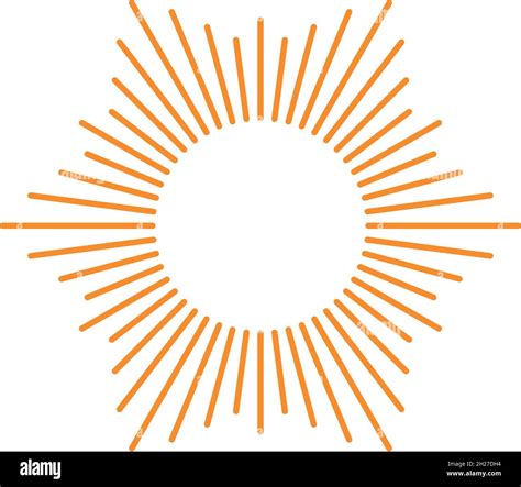 Sunburst Icon Star Light Rays Blast Effect Stock Vector Image And Art