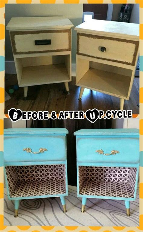 Upcycled Nightstands ♡ Before And After Upcycle Recycle Diy Recycle