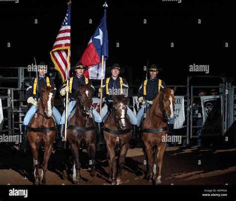 Soldiers Assigned To 1st Cavalry Division Horse Cavalry Detachment