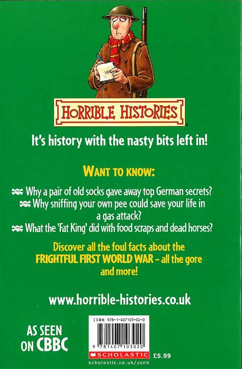 Horrible Histories Frightful First World War Big Bad Wolf Books Sdn
