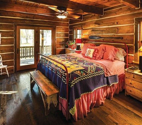 Fantastic Rustic Cabin Bedroom Decorating Ideas 27 Cabin Bedroom