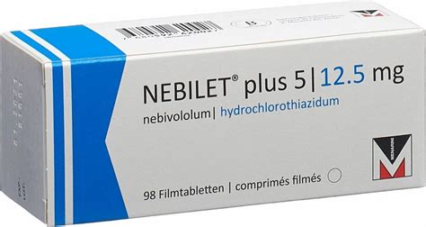Nebilet Plus Filmtabletten 5125mg 98 Stück In Der Adler Apotheke