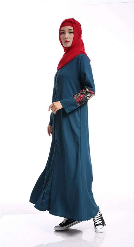 Muslim Dress Jilbab Islamic Clothing Malaysia Women Long Fashion Abaya