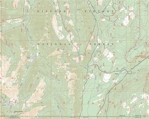 Ford Pinchot National Forest Maps And Publications