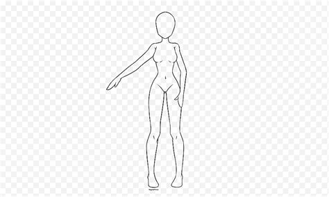 F U Female Base Line Art Illustration Of Female Body Png Klipartz