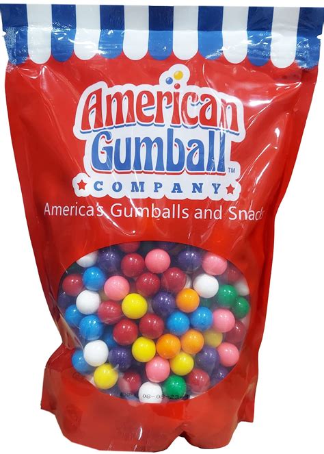 American Gumball Company Assorted Refill Gumballs 2 Pound Bag 62