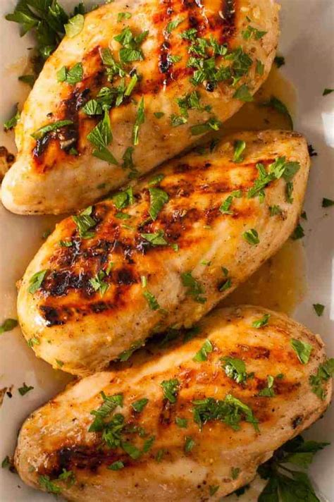 When ready to grill, remove chicken from marinade, letting excess drip off, and grill over medium heat until cooked through (165°f internal temperature). Honey Mustard Glazed Grilled Chicken | Joe's Healthy Meals