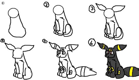 How To Draw Umbreon By Psychicespeon On Deviantart