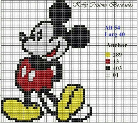 Mickey Cross Stitch For Kids Disney Cross Stitch Cross Stitch Designs