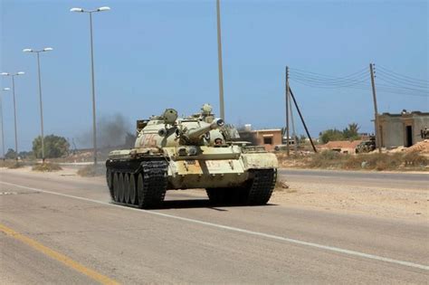 Shelling Air Strikes In Libya Siege On Islamic State In Sirte
