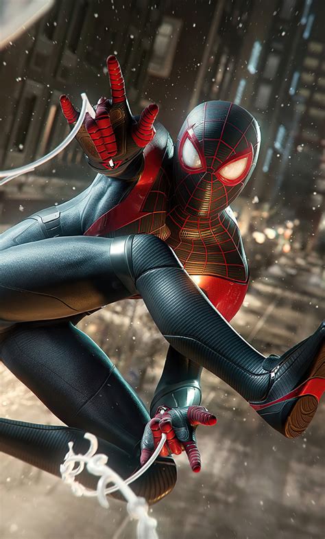 1280x2120 4K Marvels Spiderman Miles Morales 2020 iPhone 6 ...