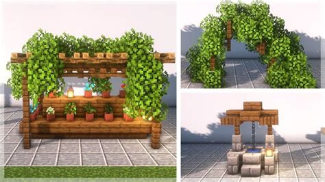 30 Astuces De Build Décoration De Jardin Dans Minecraft Minecraft
