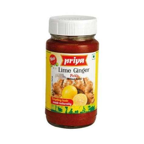Priya Lime Ginger Pickle Spice Centre