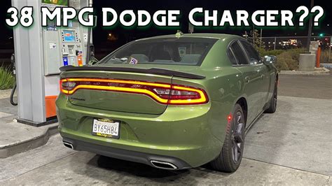 2023 Dodge Charger GT Real World Fuel Economy Test YouTube