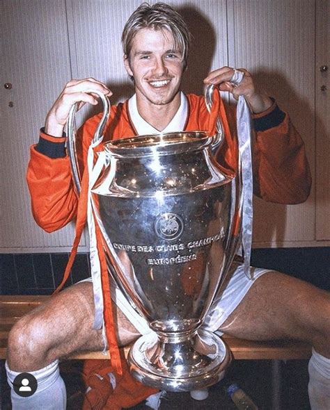 David Beckham Manchester United Champions League 1999 David Beckham