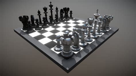 Chess Blender 3d Models Sketchfab