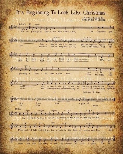 8 Best Old Christmas Sheet Music Printables Artofit