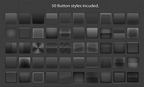 100 Free Psd Glossy Buttons For Shiny Designs