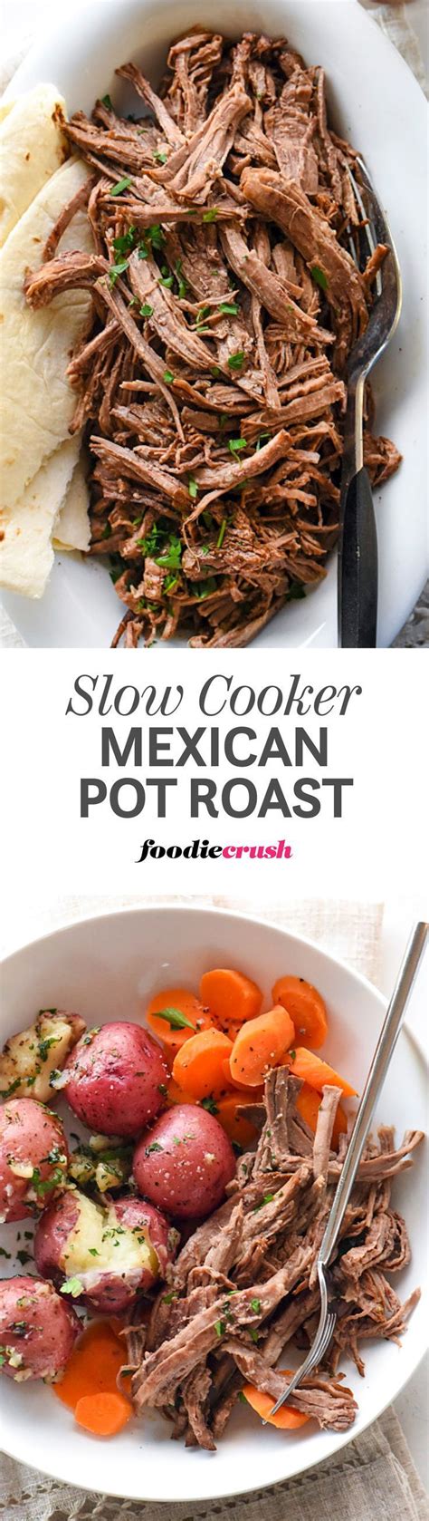 Slice ribs into serving pieces and put in crock pot. Mexican spices add to the flavor of this crock pot roasted ...