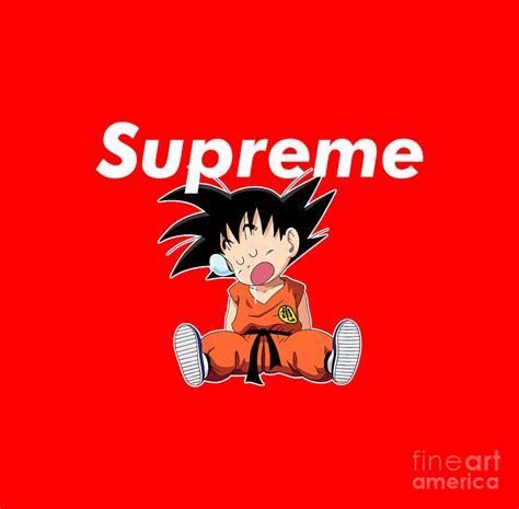 Supreme Goku Digital Art By Martono