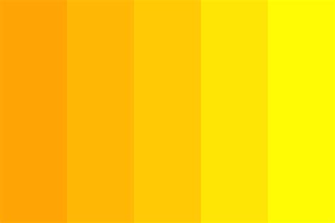 These color combination could create a beautiful color. Orange to Yellow Color Palette Color Palette