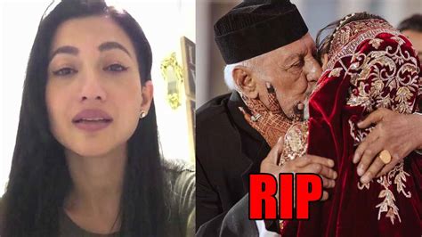Rip Bigg Boss Fame Gauahar Khans Father Passes Away