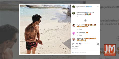 Tiger Shroff Goes Shirtless On The Beach