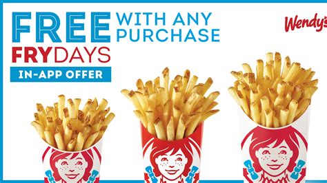 Wendy's offering free french fries on Fridays. Here are the details