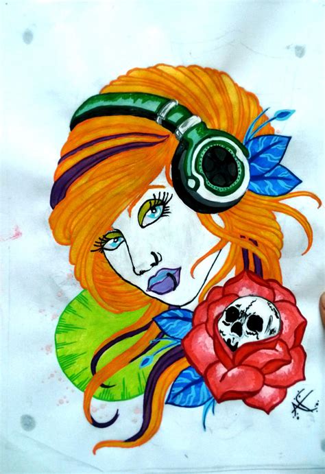 Rocker Girl 2 My Coloring By Animefan26795 On Deviantart