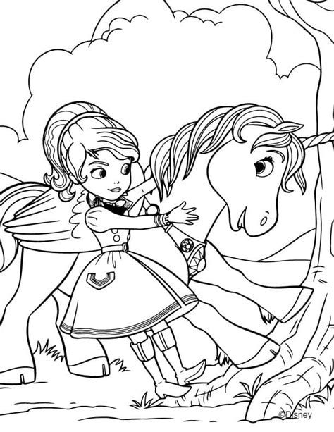 Sofia the First coloring pages - 100 Free Coloring Pages