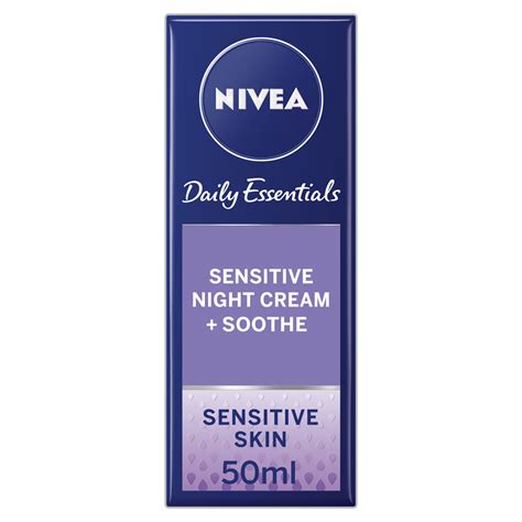 Nivea Daily Essentials Sensitive Night Cream 50ml Wilko