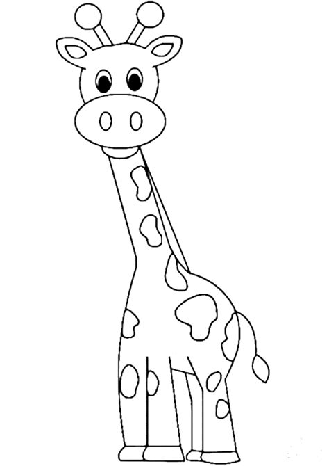 30 Free Giraffe Coloring Pages Printable