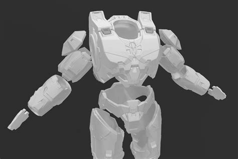 Halo Infinite Masterchief Gen 3 Armor Set 3d Model Etsy