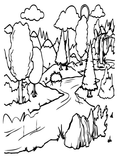 Forest Coloring Pages Free Printable Coloring Pages For Kids