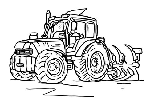 Traktor Do Wydruku Dla Dzieci Kolorowanki Dla Dzieci Bu Na Traktorze