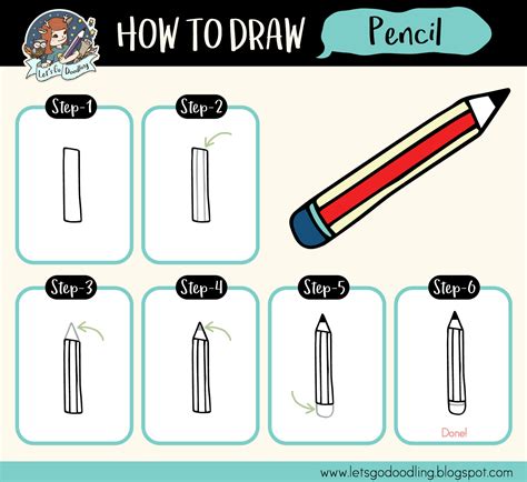 How To Draw A Pencil Easy Step By Step Drawing Tutorial