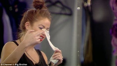 Big Brothers Laura Carter Sniffs A Used Condom Beside