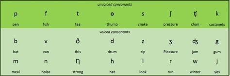 Consonantes En Inglés Pronunciación Y Uso 【2023】
