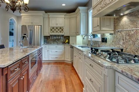 Add chicken pieces and make sure each chicken is coated with marinade. Maple Creme Cabinets with Glaze - Traditional - Kitchen - dallas - by DFW Design & Remodeling LLC