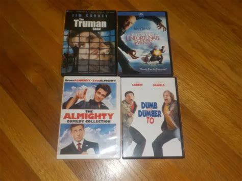 Jim Carrey Dvd Dumb And Dumber To The Truman Show Bruce Almightylemony
