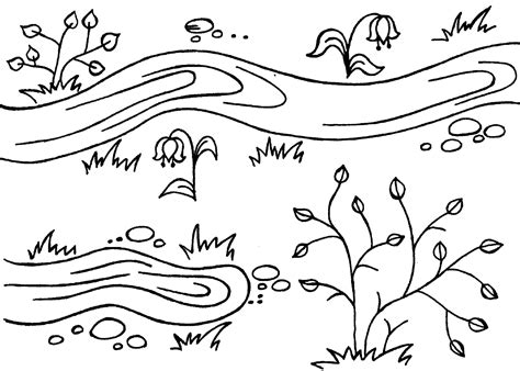 Spring Tree Coloring Pages