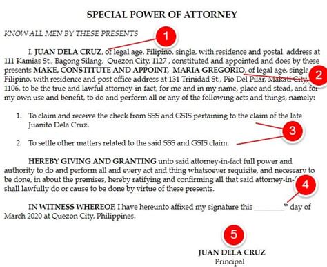 Page includes various formats of special power of attorney form for pdf, word and excel. Special Power of Attorney in the Philippines (with Free ...