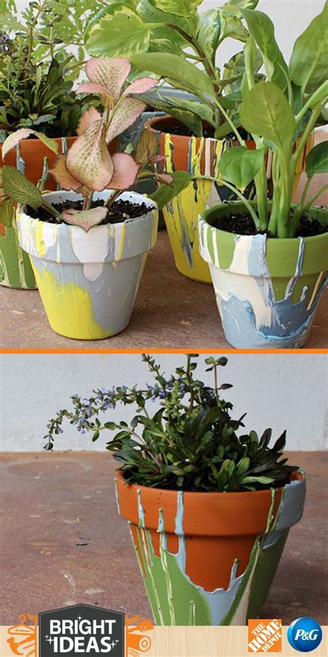 120 Best Diy Flower Potsplanters Images On Pinterest